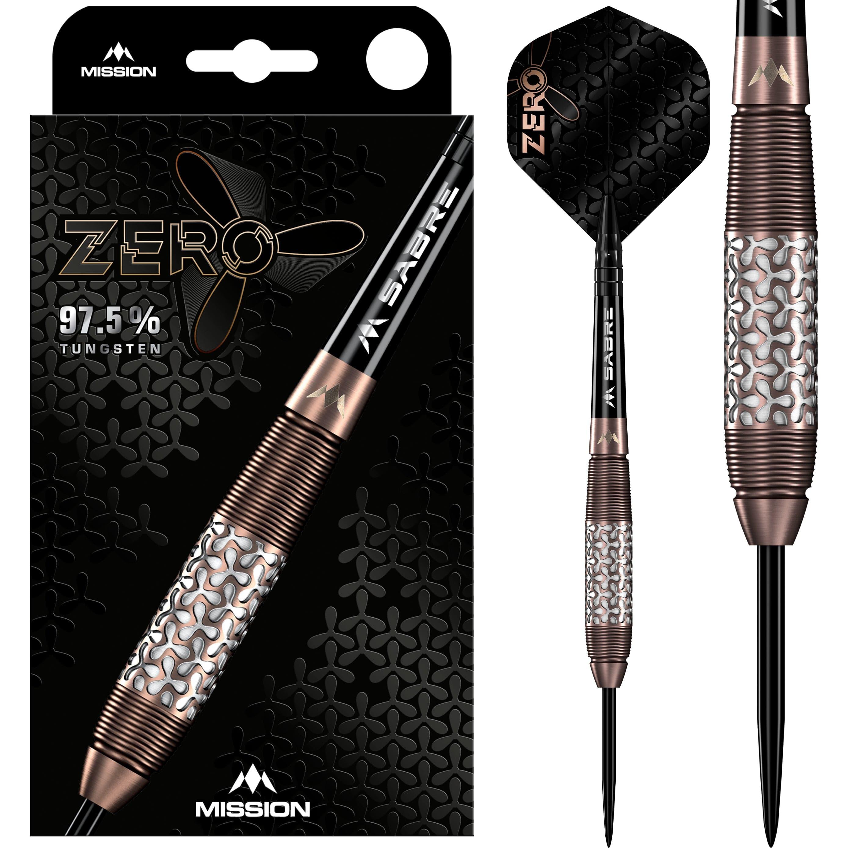 MISSION Mission Zero Darts - Steel Tip - 97.5% Tungsten - Bronze PVD