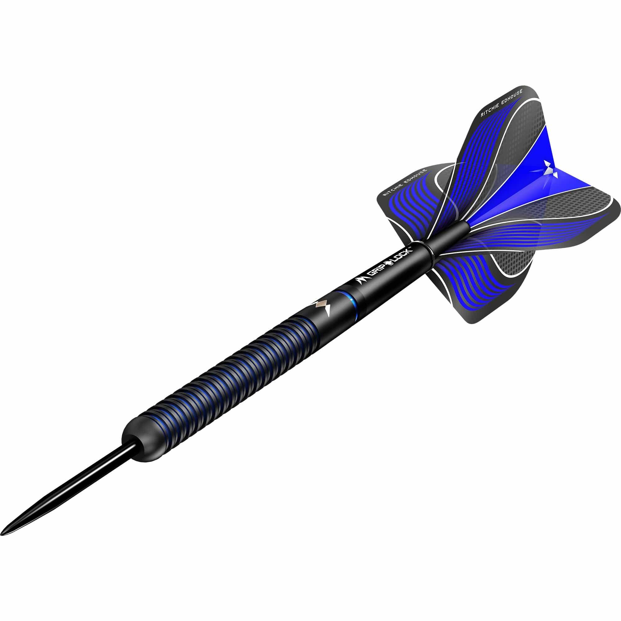 Mission Ritchie Edhouse Darts - Steel Tip -  90% - Madhouse - Black Titanium 4/7