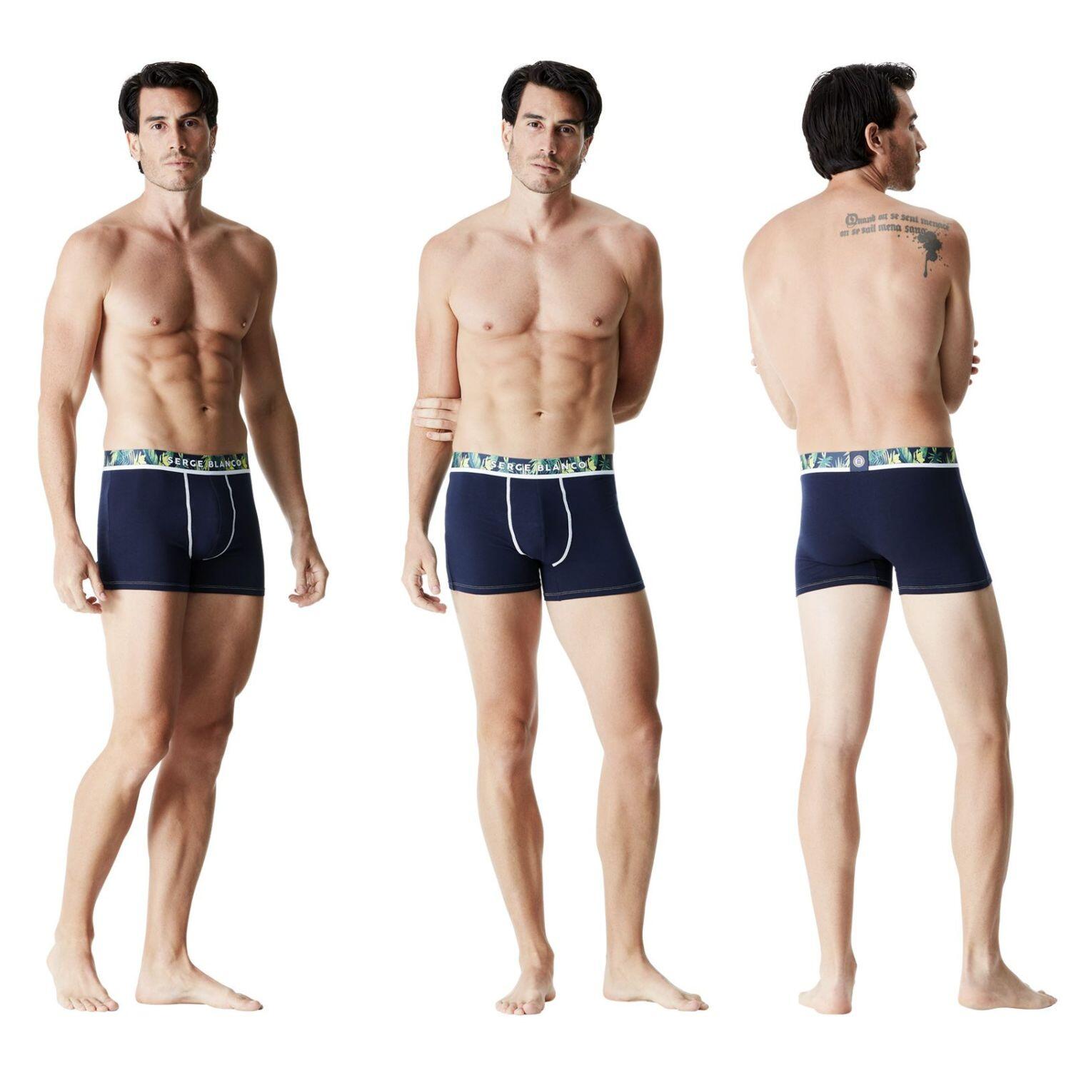 Lot de 6 boxers homme ceinture sublimation Serge Blanco 4/5