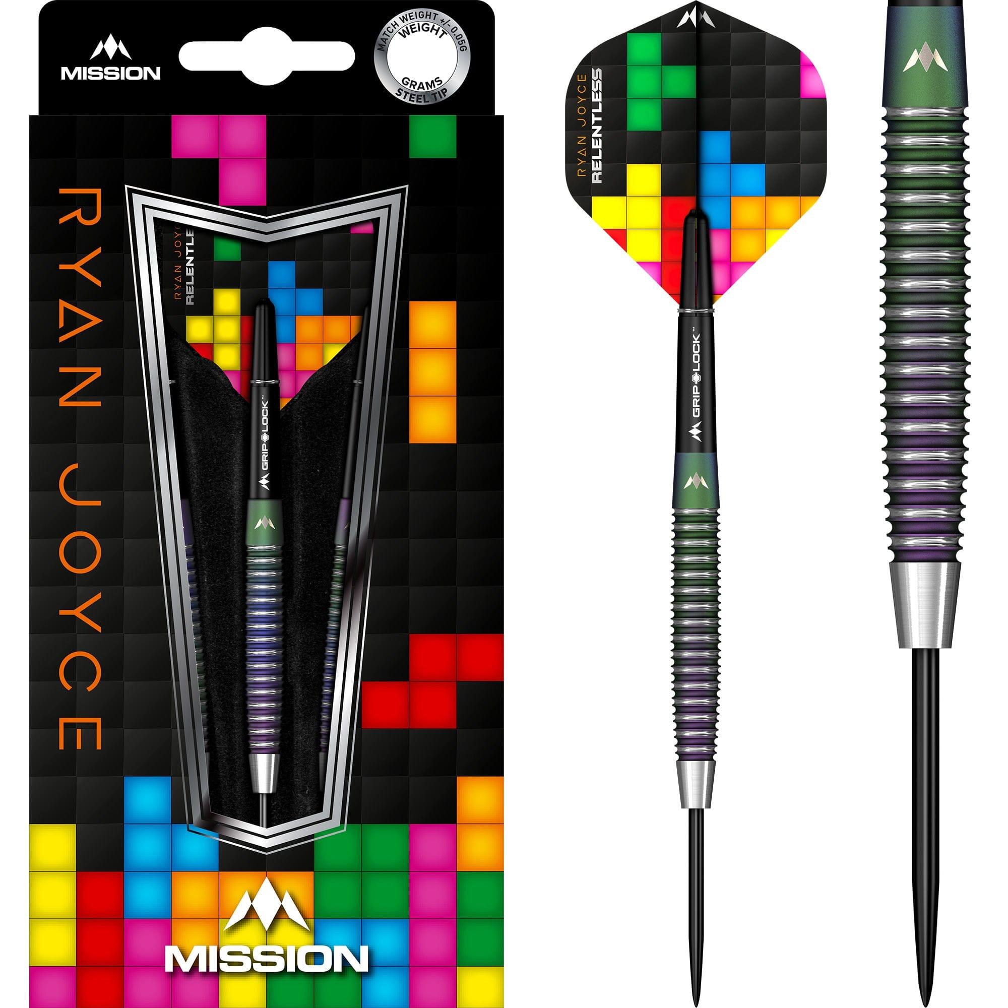 MISSION Mission Ryan Joyce Darts - Steel Tip - Relentless - PVD Coral