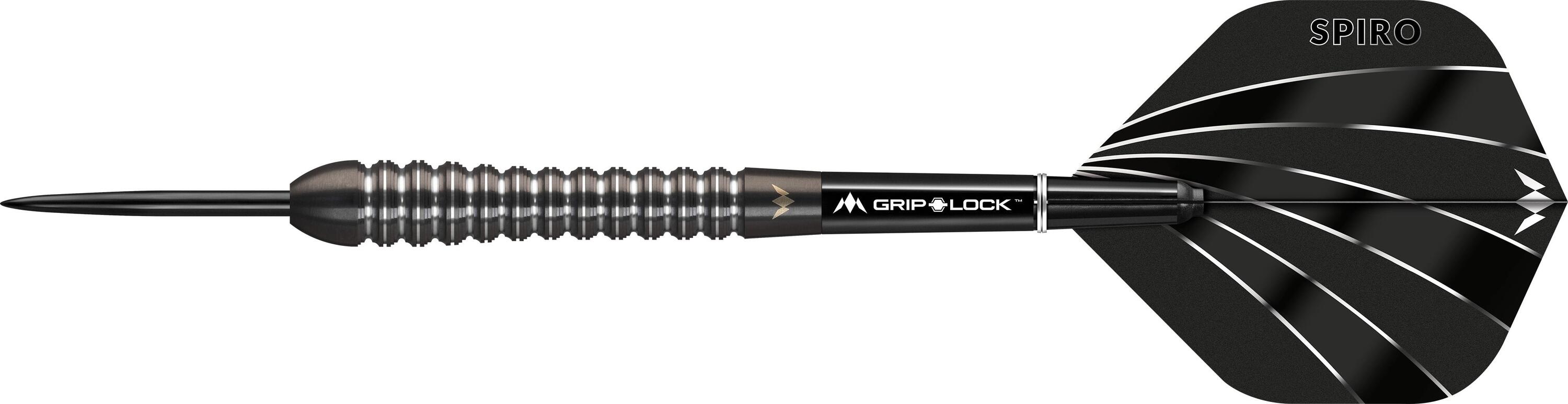 Mission Spiro Darts - Steel Tip - Graphite PVD - M2 - Black 2/2