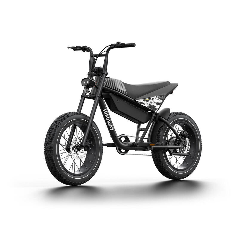 HIMIWAY C5 Sport Vélo Électrique de Style Moped Premium, Noir