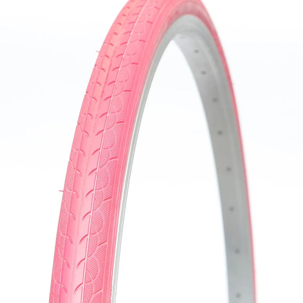 DELI TIRE SA‑230 Pink 700x35C bicycle tyre