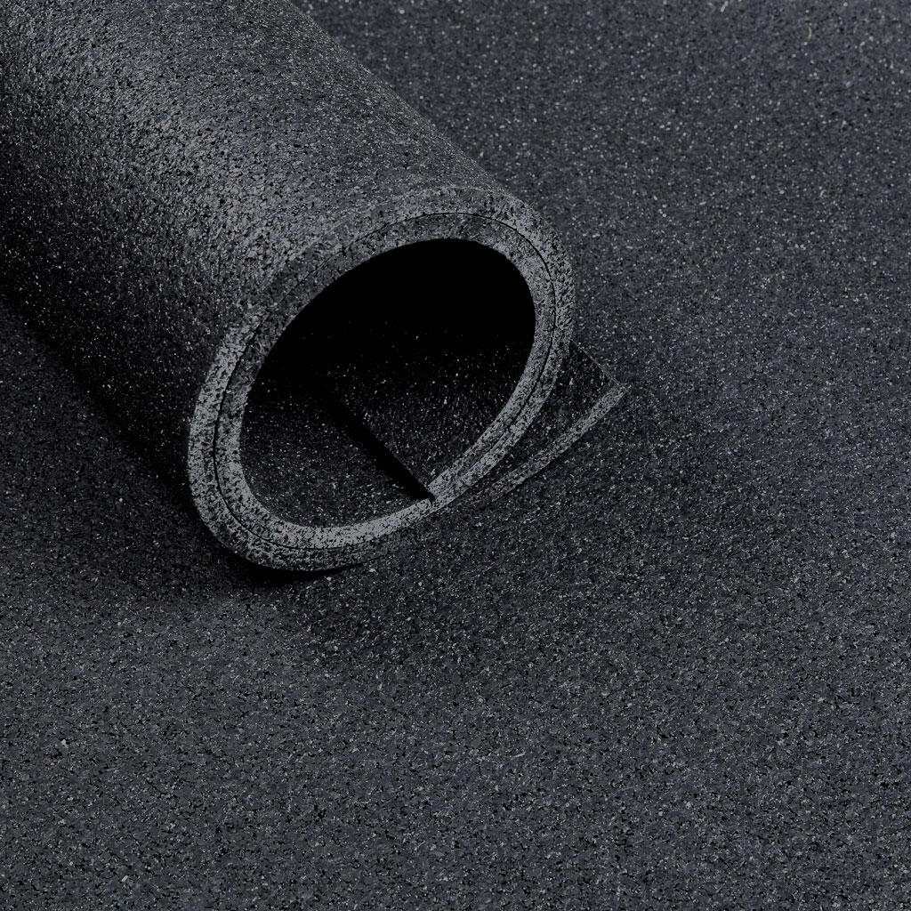 Protetor de chão piso desportivo 2m2 (100 x 200 cm) - espessura 10mm preto