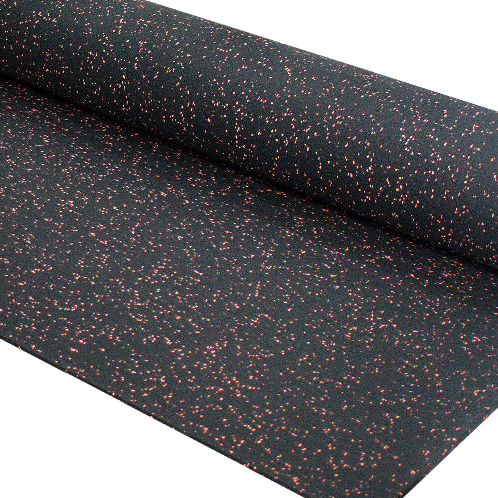 Pavimentazione sportiva - Rotolo da 12,5 m² - Spessore 6 mm - Nero / Rosso 2/7