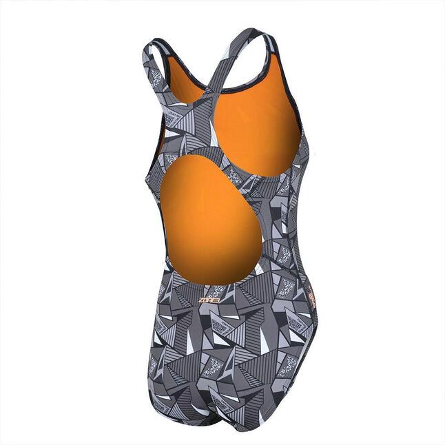 Dames zwempak uit 1 stuk Nike Hydrastrong Digi Haze - Badpakken
