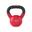 Kettlebell Vinyl - 12 kg - Rood