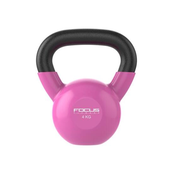 Kettlebell Vinyl - 4 kg - Roze