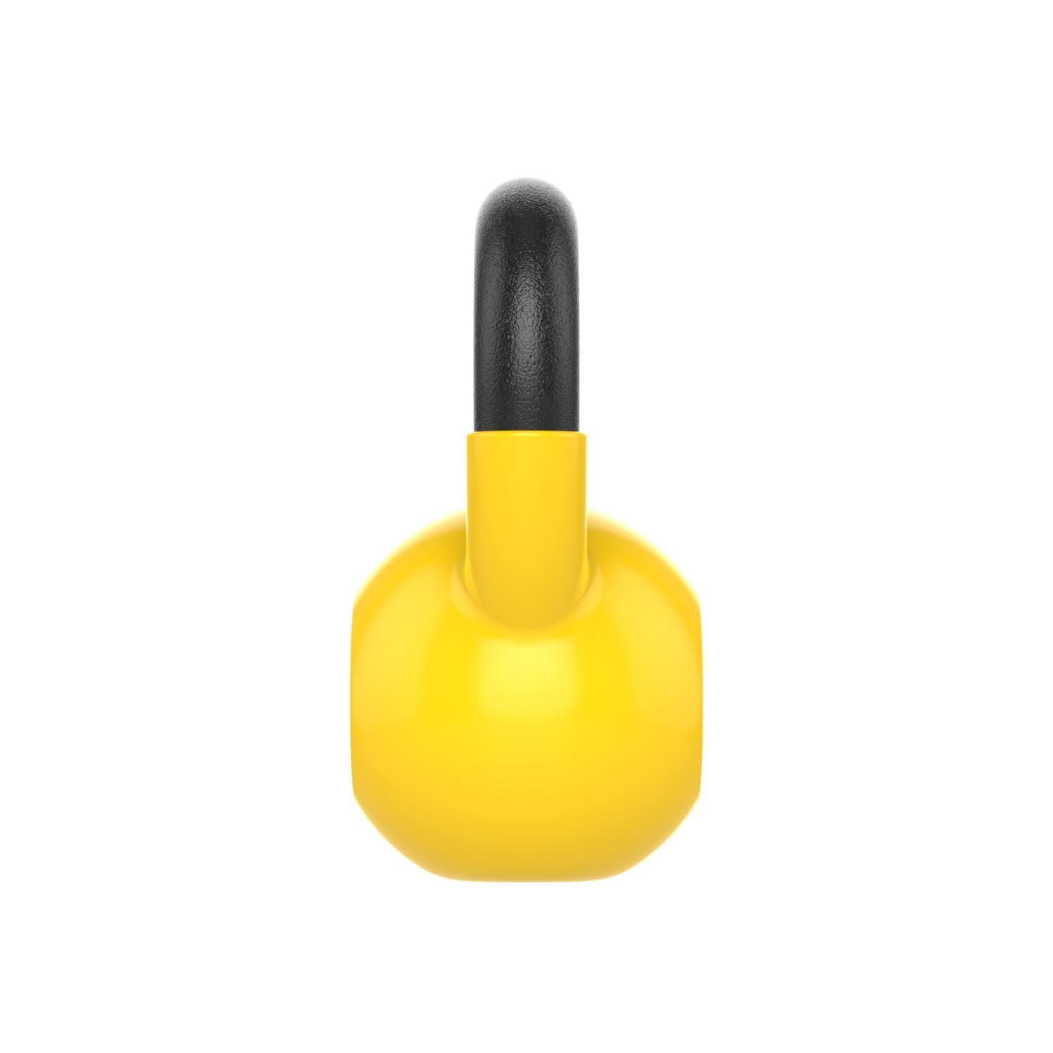 Kettlebell Vinyl - 8 kg - Jaune 3/5