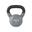 Kettlebell Vinyl - 18 kg - Grijs