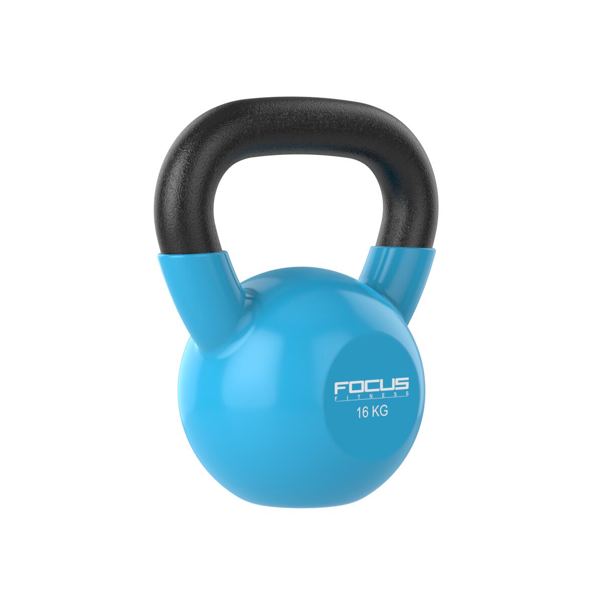 Kettlebell Vinyl - 16 kg - Blauw 2/6