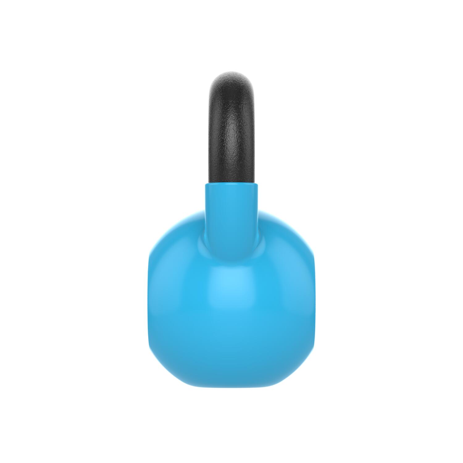 Kettlebell Vinyl - 16 kg - Blauw 3/6