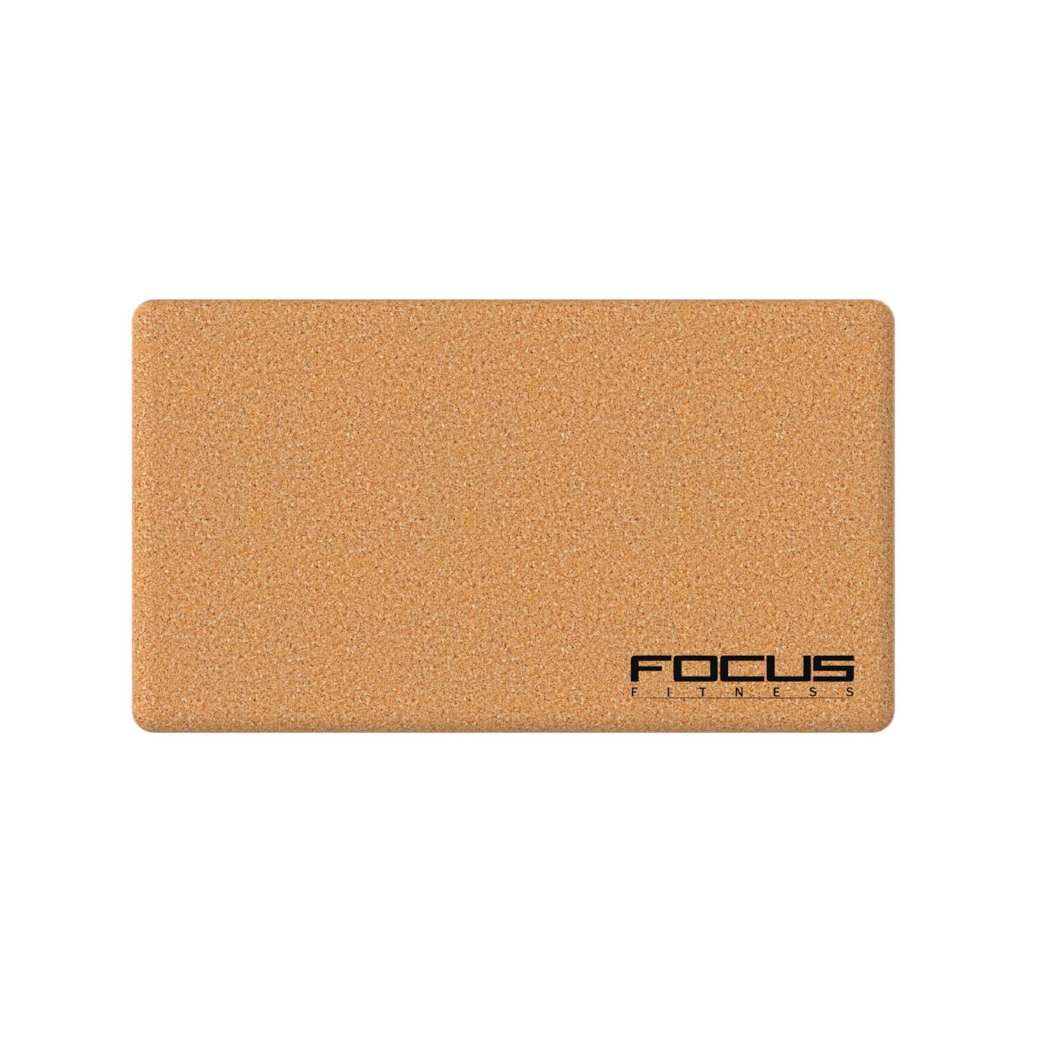 FOCUS FITNESS Yogablok - Kurk