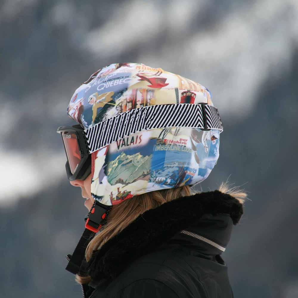 Housse de casque Coolcasc Coolprint Vintage 4/5