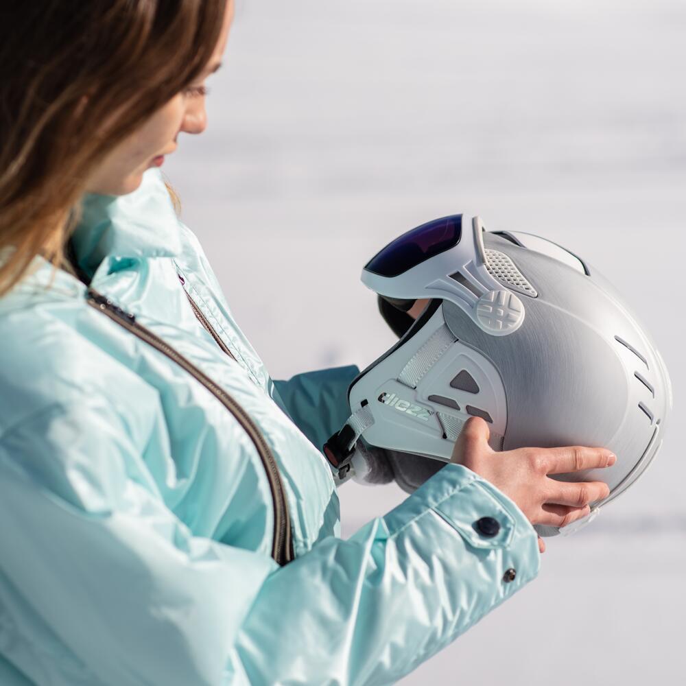 CASQUE VISIERE LOUNA II VENTURY METAL CLEAR 2/4