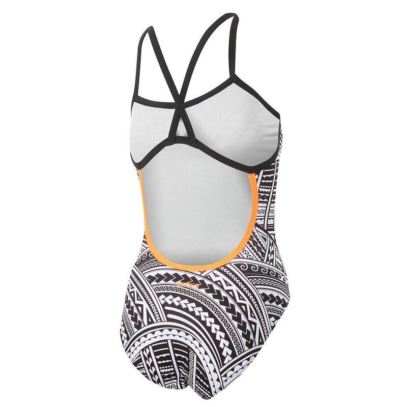 Costum de baie dintr-o piesă pentru femei ZONE3 Pacific Koa Strap Back