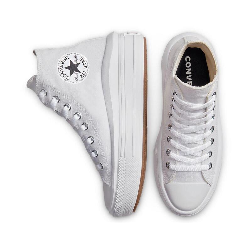 Tenisi femei Converse Chuck Taylor All Star Move Hi, Alb