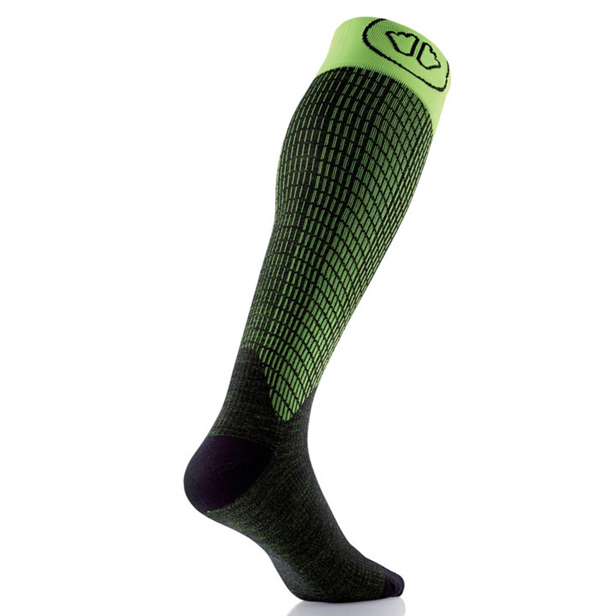 Calze da sci sottili e compressive, effetto seconda pelle - Ski Ultrafit LV 3/7