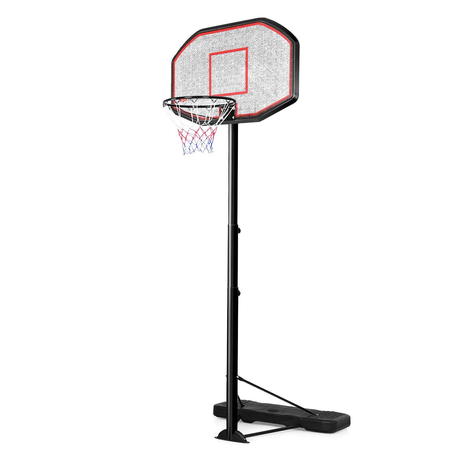 2m-3m Height Adjustable Basketball Hoop Stand System with Wheels