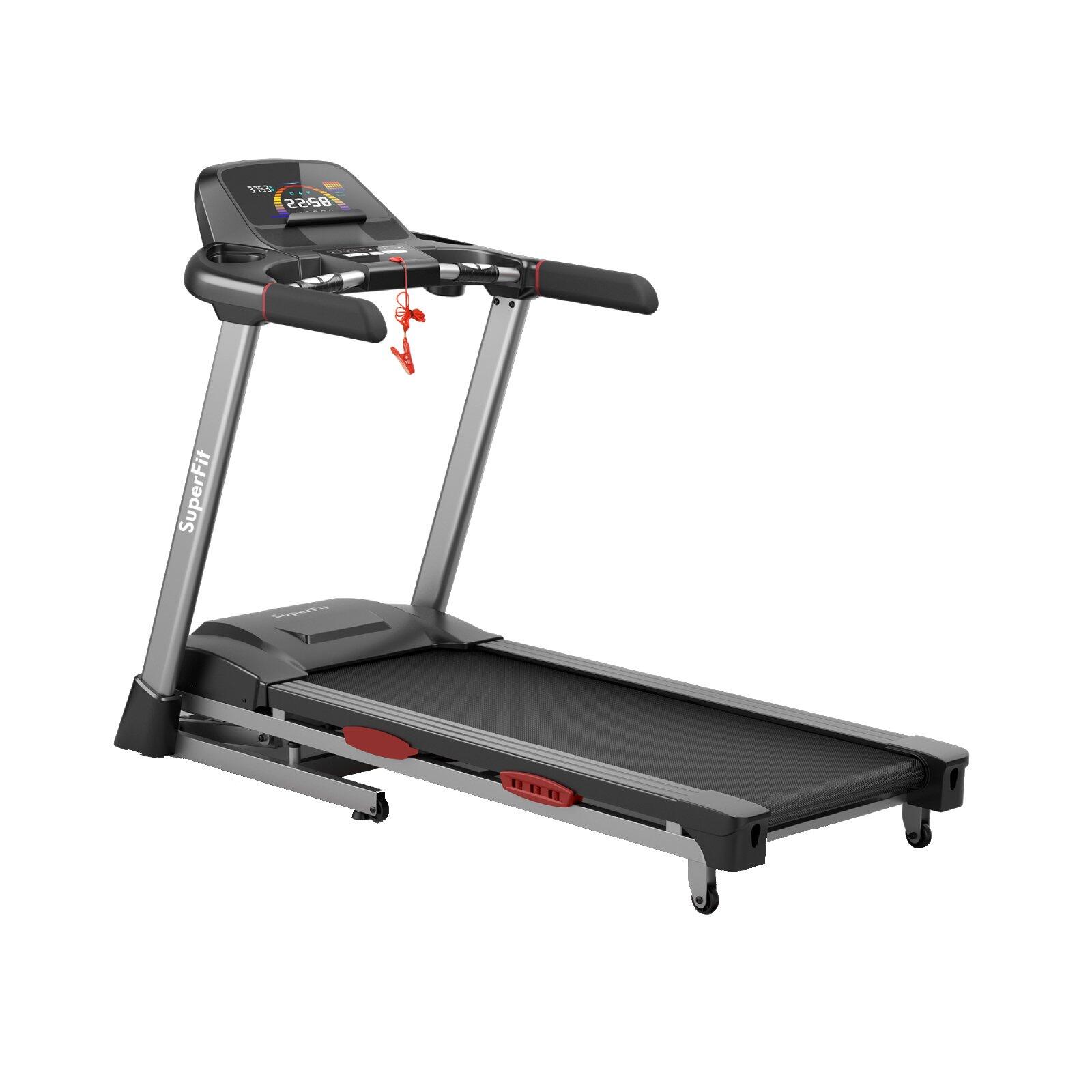 Folding treadmill with auto incline sale