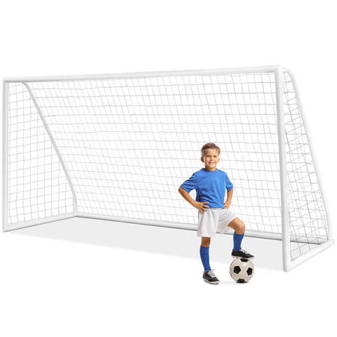 All-Weather Soccer Goal with Strong PVC Frame for Kids