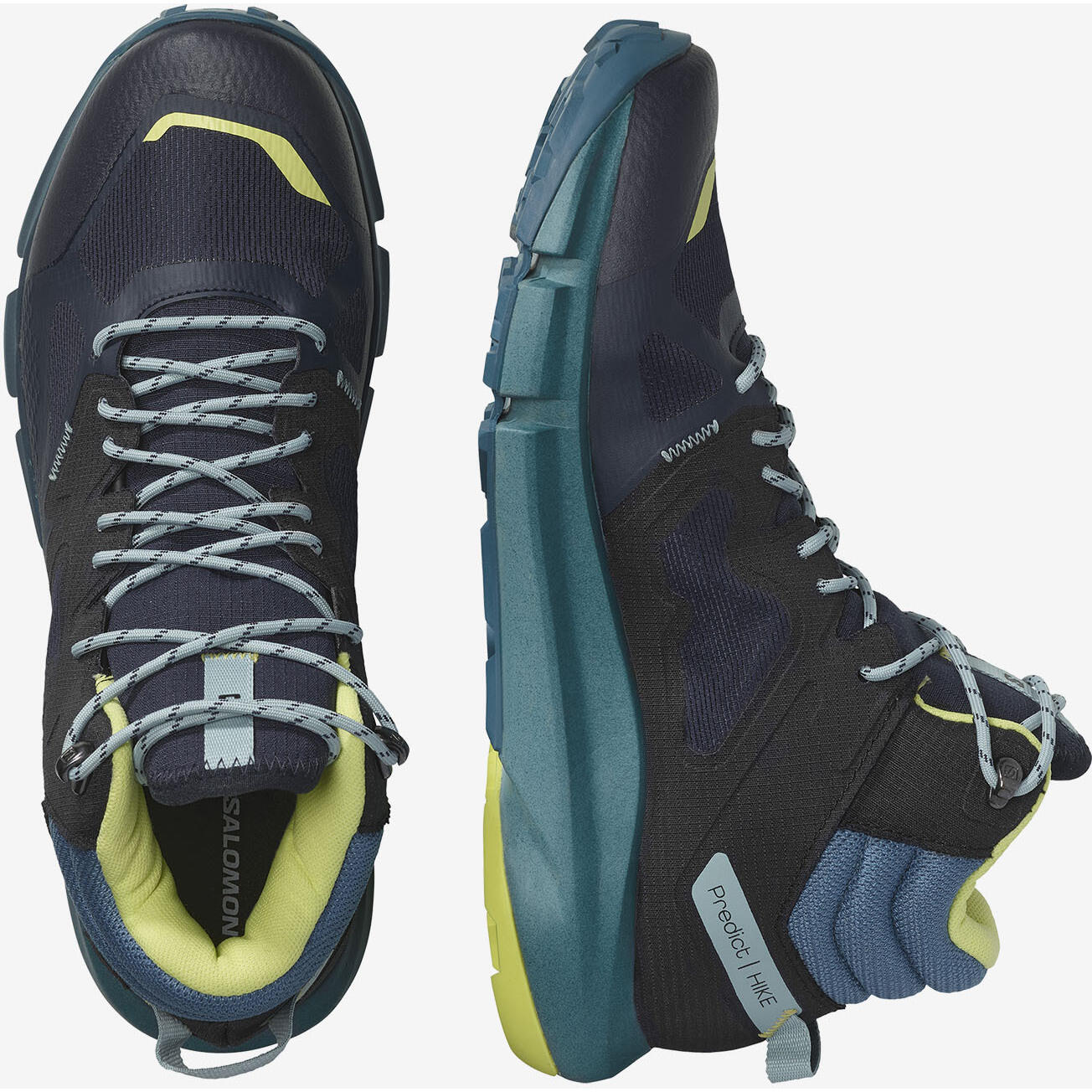 Botas Salomon Predict Hike Mid Gore-Tex, Azul, Homens 2/5