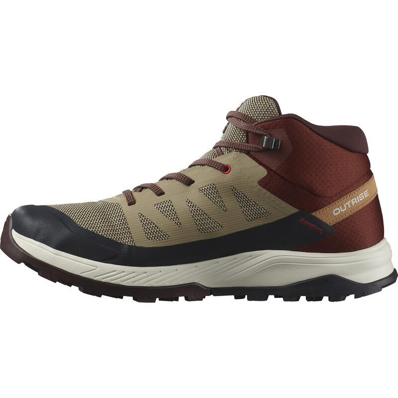 Bottes Salomon Trekkings Outrise Mid Gtx, Beige, Hommes
