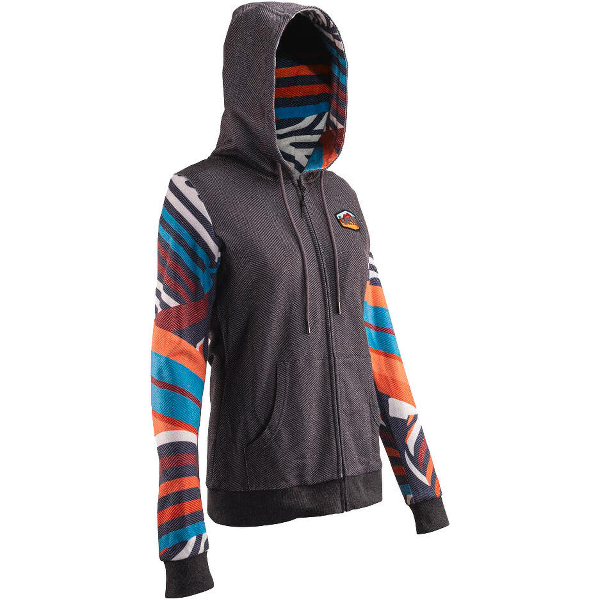 Leatt - Sweat À Capuche Zippé Premium Pour Femmes - Sweat-shirt - Gris - Decathlon