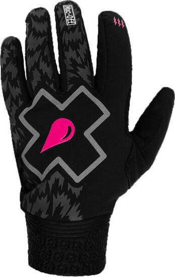 Winter Rider Gloves - Black/Grey Bolt