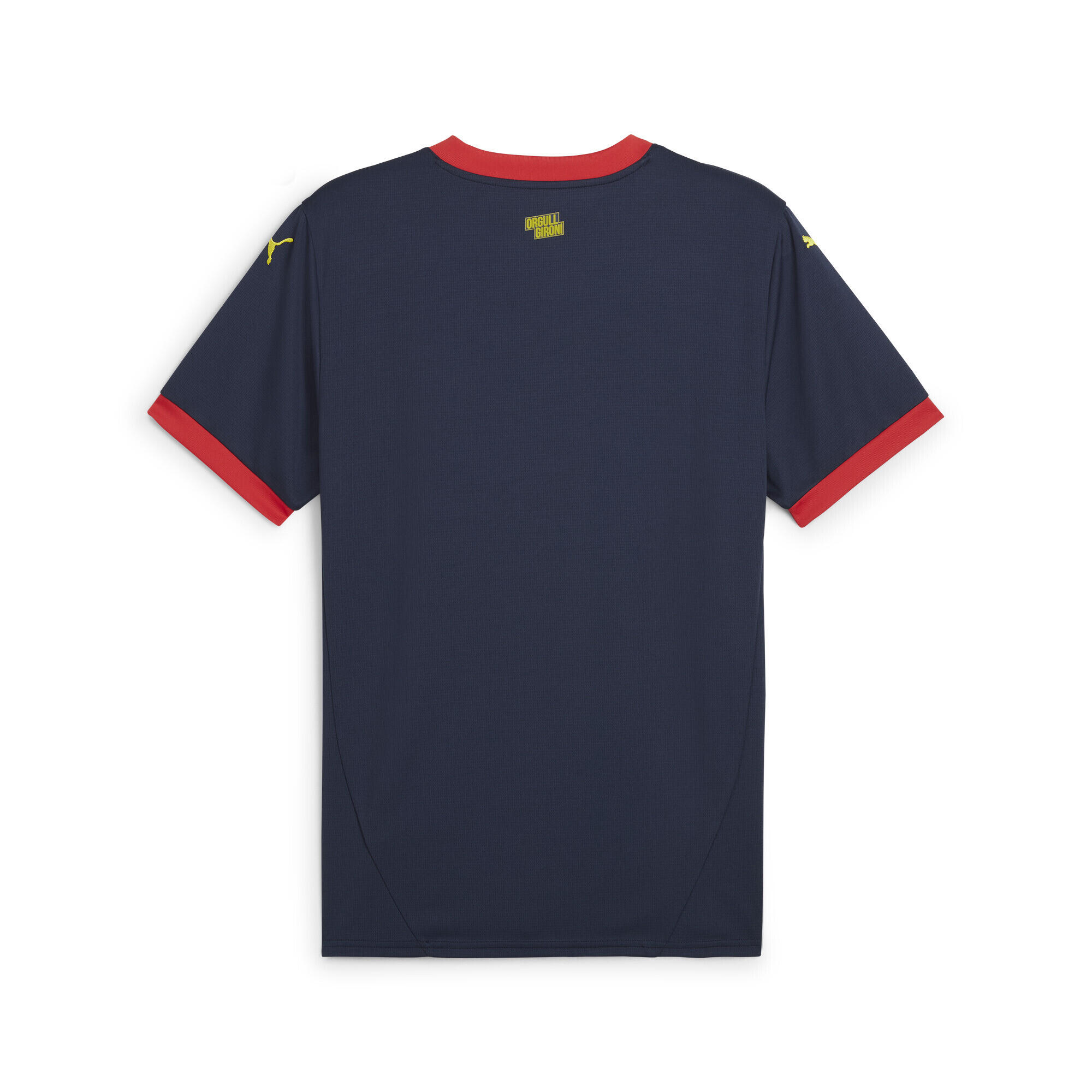 Maillot Away 24/25 Girona FC Homme PUMA Club Navy Pelé Yellow Blue 2/4