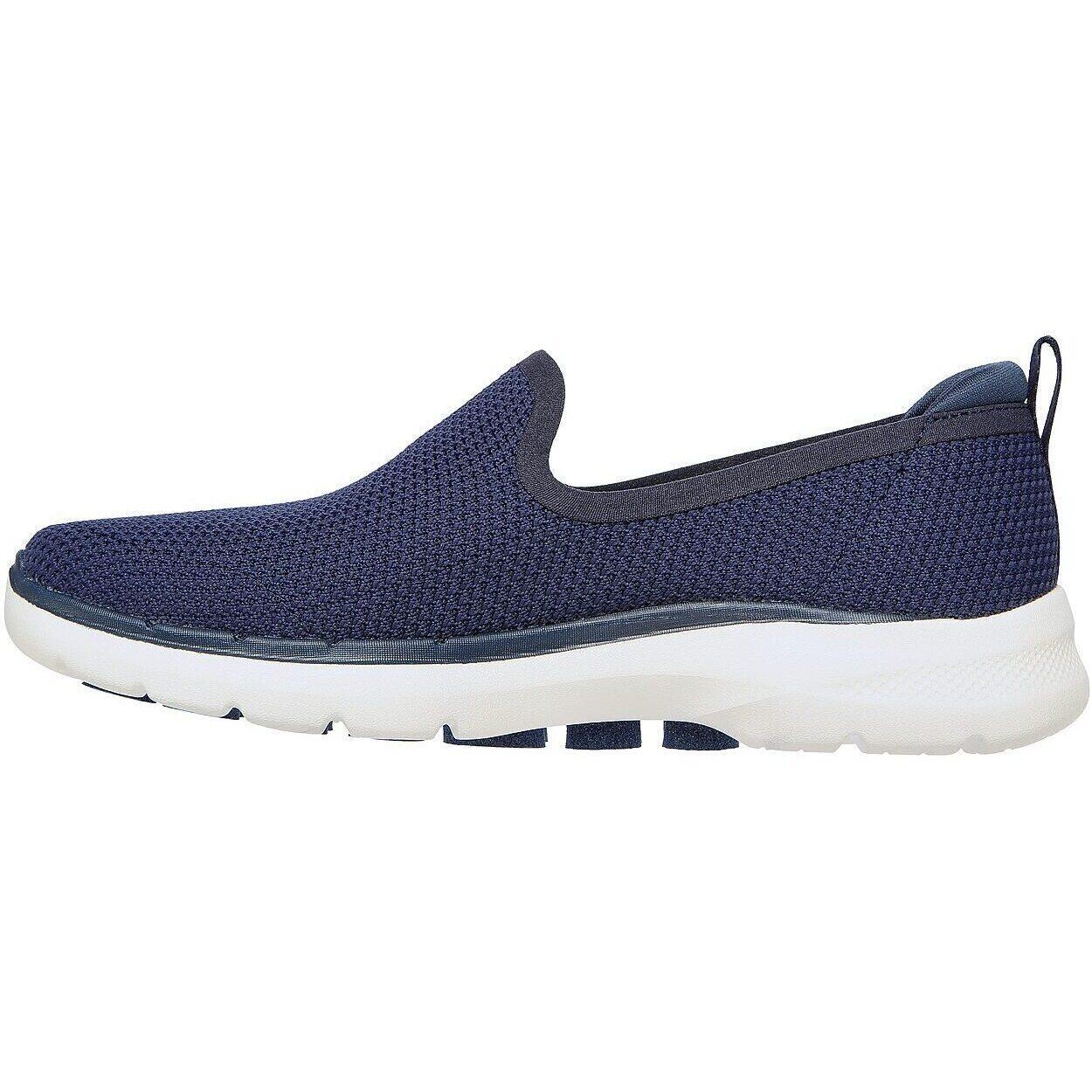 Baskets Skechers Go Walk 6 - Clear Vi, Bleu, Femmes 5/5