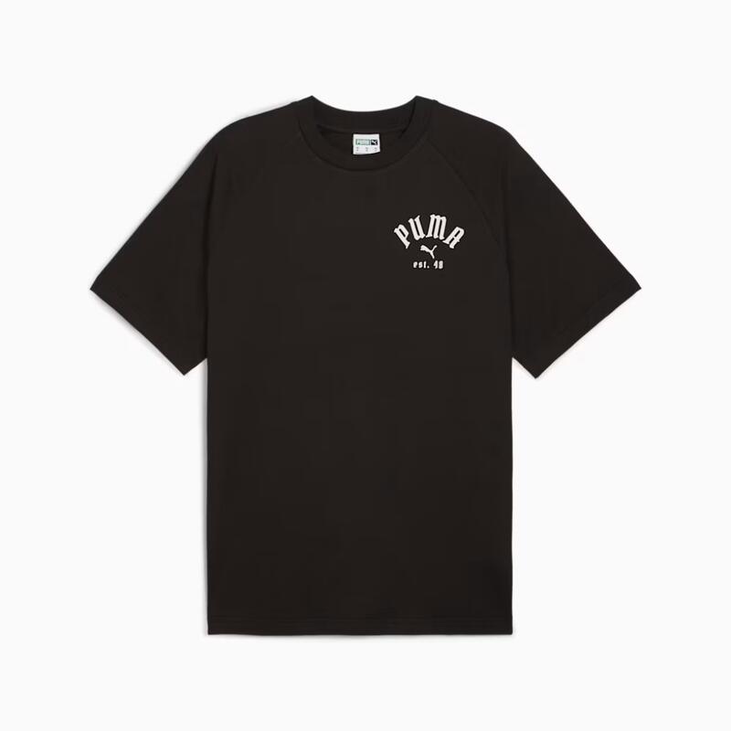 T-shirt Puma Model Classics Relaxed Graphic T Culoare Negru