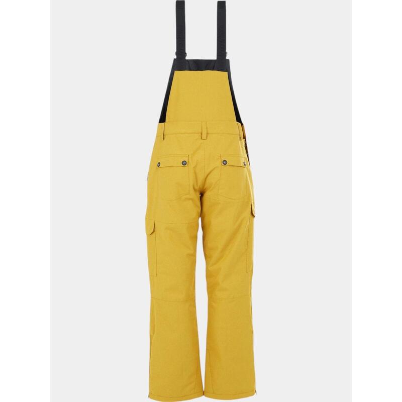 Pantaloni de schi Sakura ECO Bib Pants - galben femei