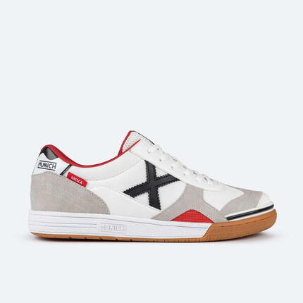 Zapatilla de fútbol sala MUNICH Gresca adulto blanco