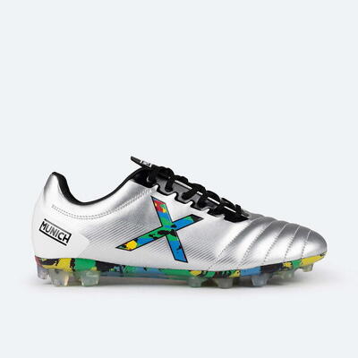 Zapatilla de futbol MUNICH Arenga olympix plateado