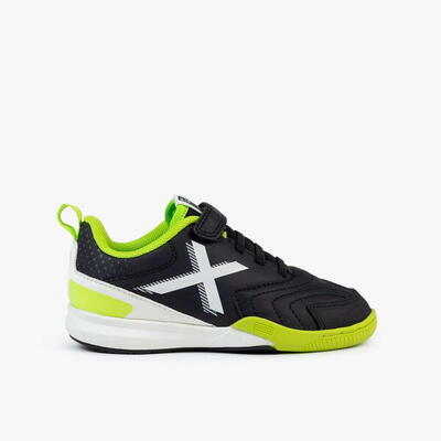 Zapatilla de futbol sala MUNICH Rondito para niño/a negro
