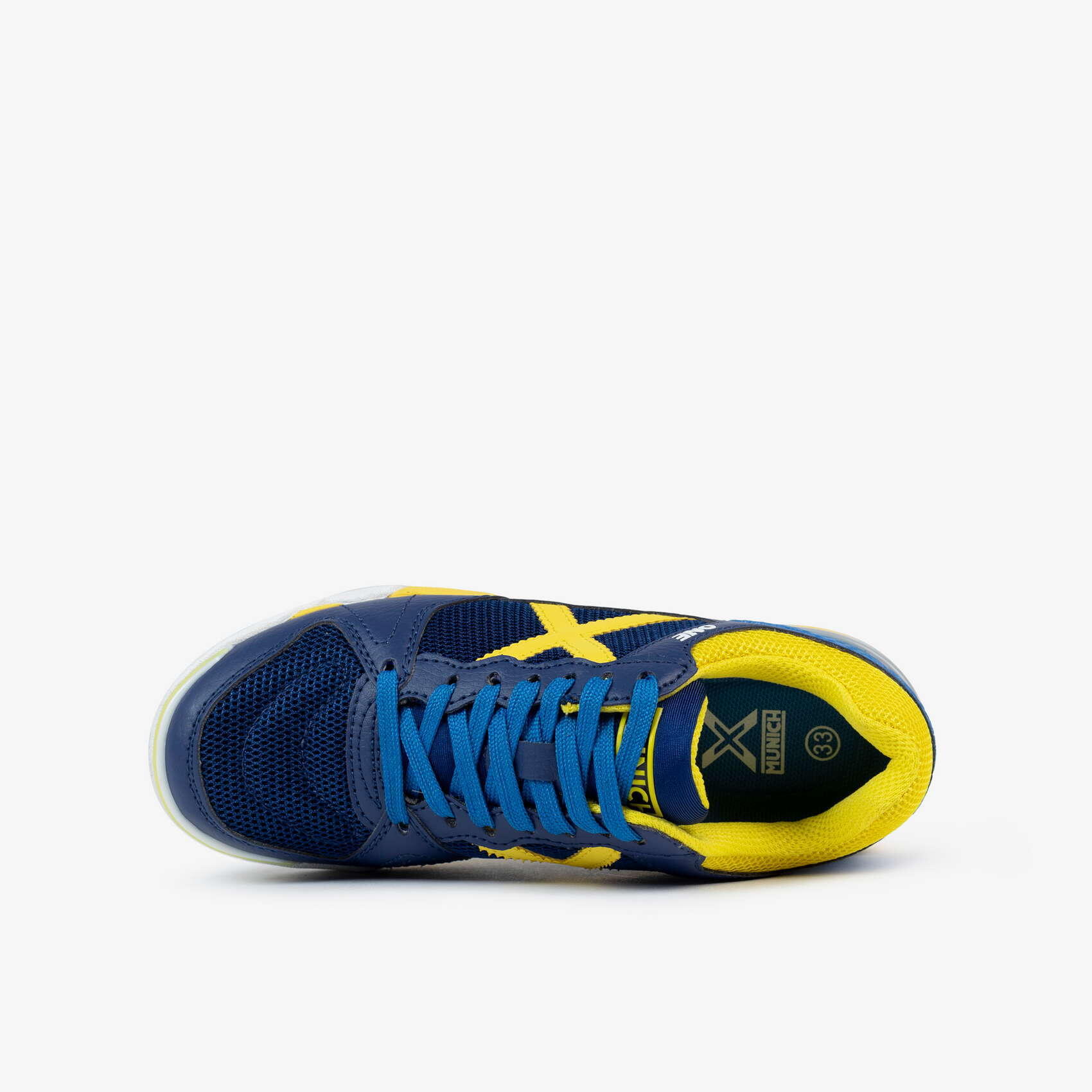 Zapatilla de fútbol sala MUNICH One para niño/a azul marino 3/5