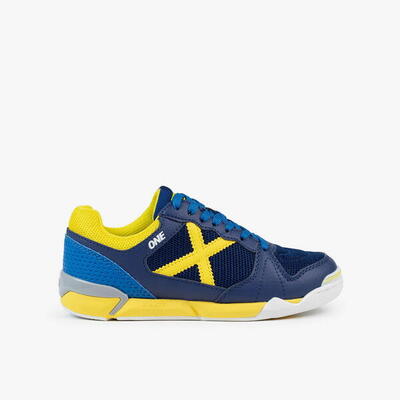 Zapatilla de fútbol sala MUNICH One para niño/a azul marino