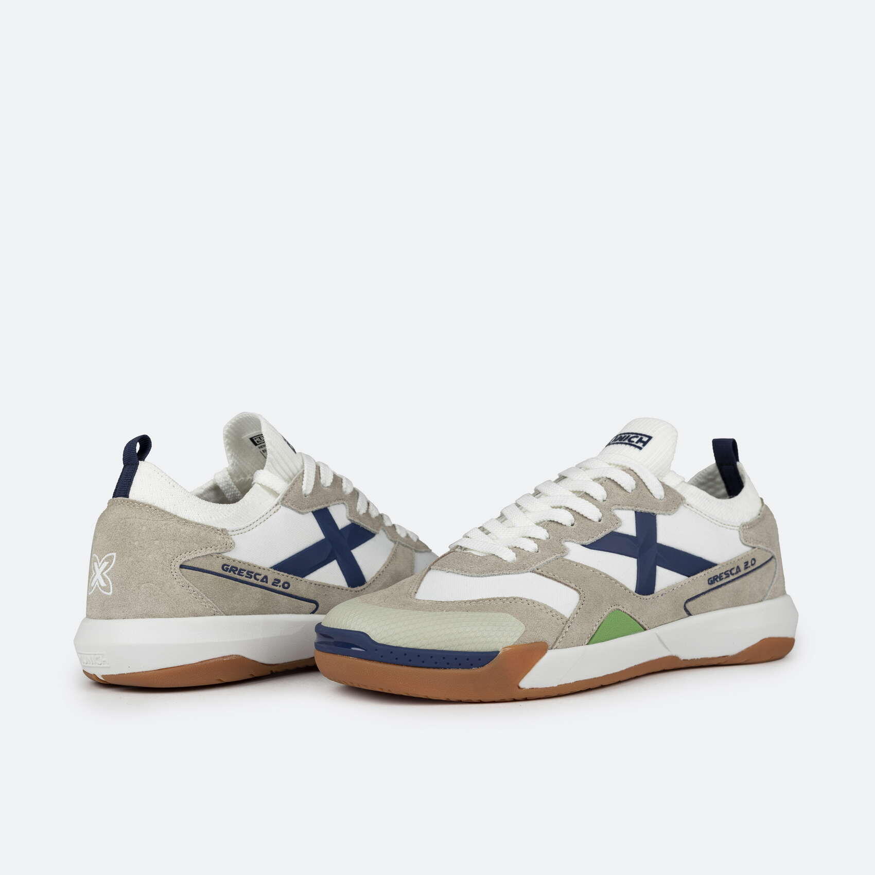 Chaussures de football pour homme Munich Gresca Blanc 2/5