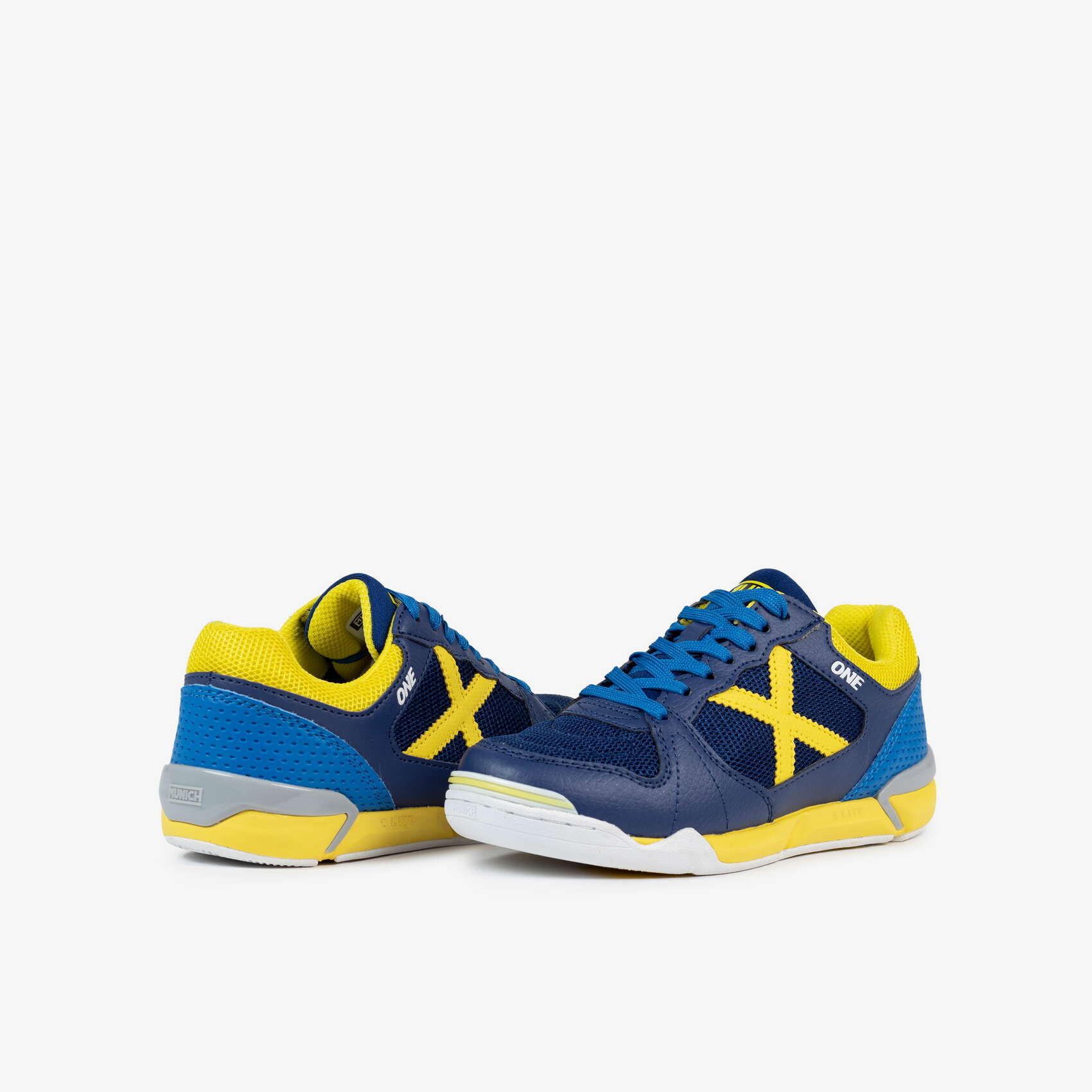 Zapatilla de fútbol sala MUNICH One para niño/a azul marino 5/5