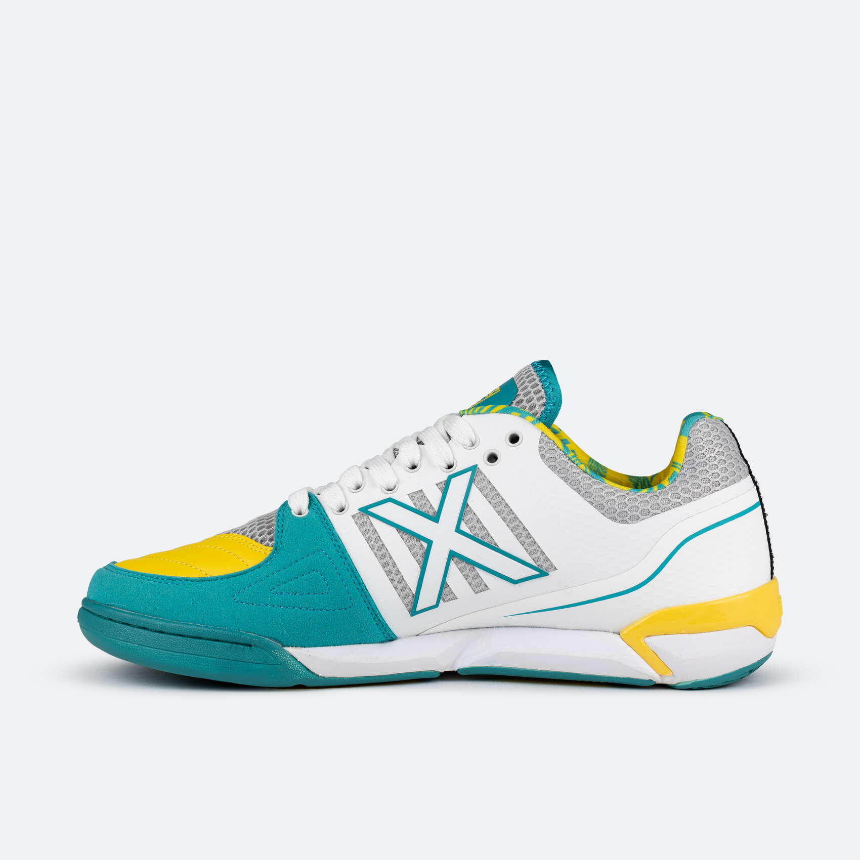 Zapatilla de fútbol sala MUNICH Prisma blanco 3/5