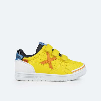 Zapatilla de fútbol sala MUNICH G3 Profit casual para niño/a amarillo
