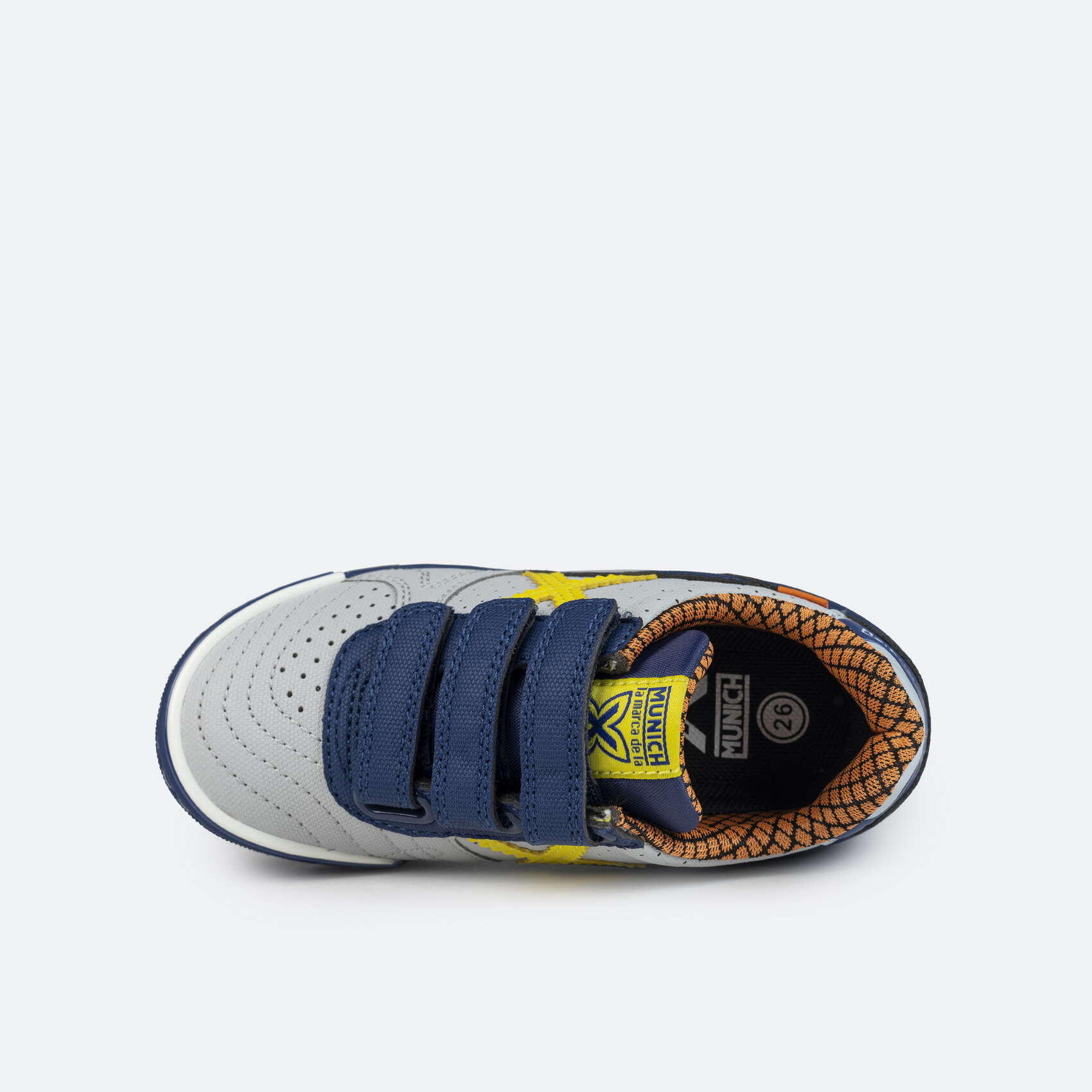 Zapatilla de fútbol sala MUNICH G3 Profit casual para niño/a gris 3/5