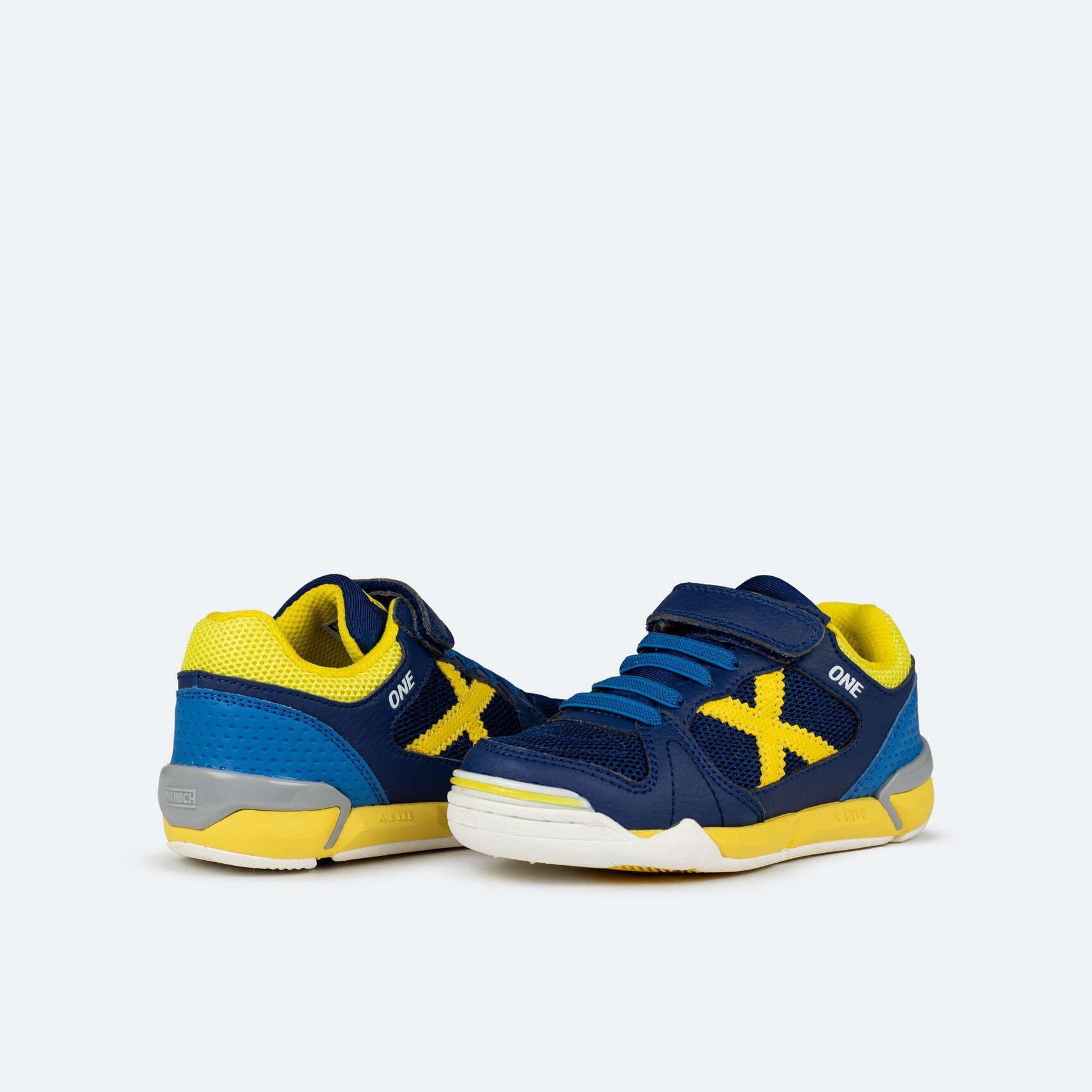 Zapatilla de fútbol sala MUNICH One para niño/a azul marino 5/5