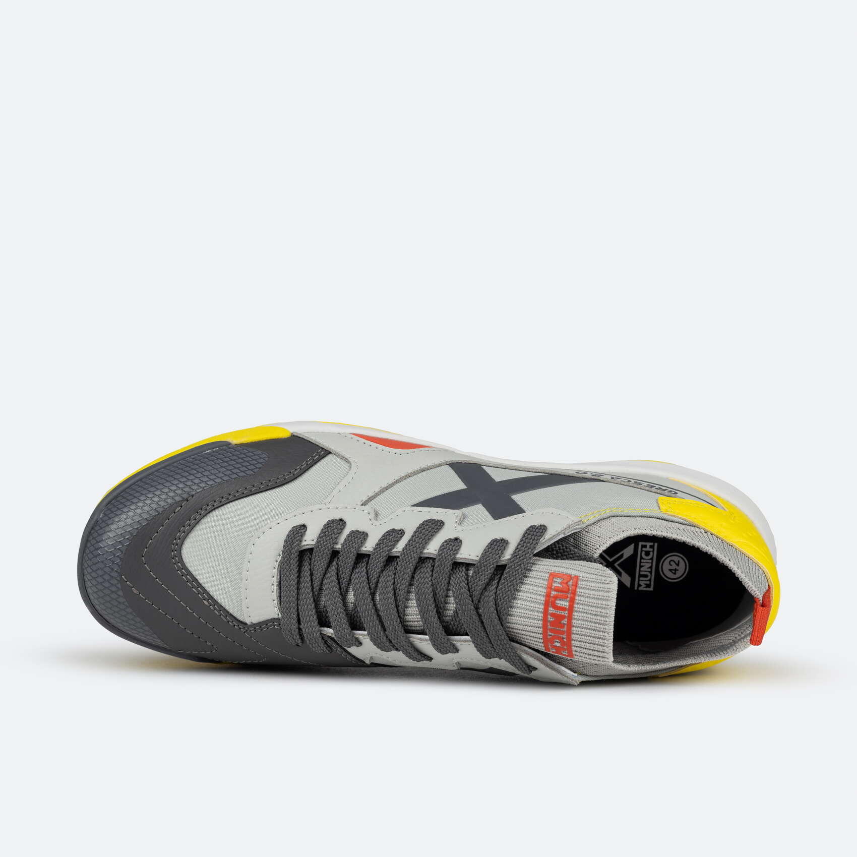 Zapatilla de fútbol sala MUNICH Gresca adulto 2.0 gris 4/5