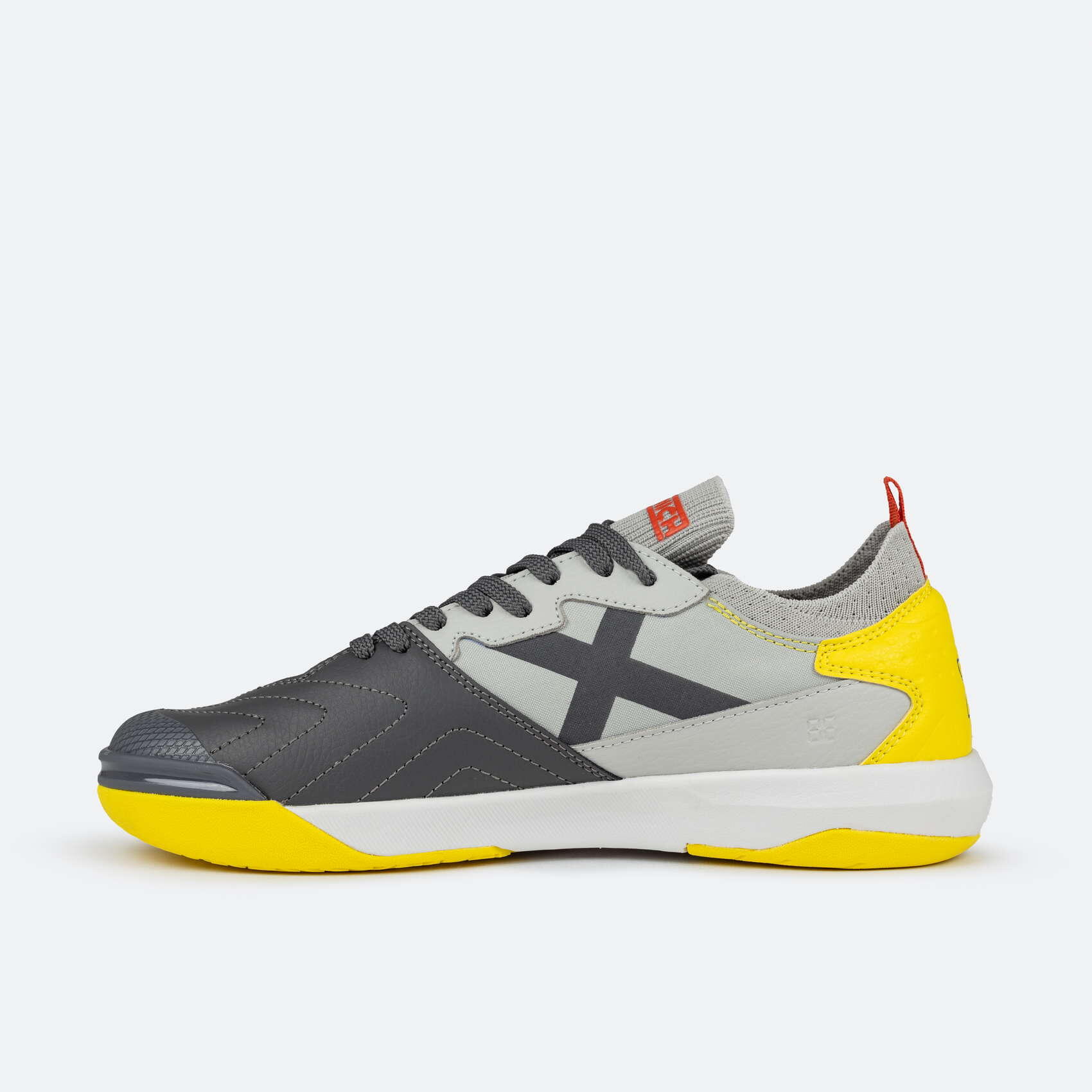 Zapatilla de fútbol sala MUNICH Gresca adulto 2.0 gris 3/5