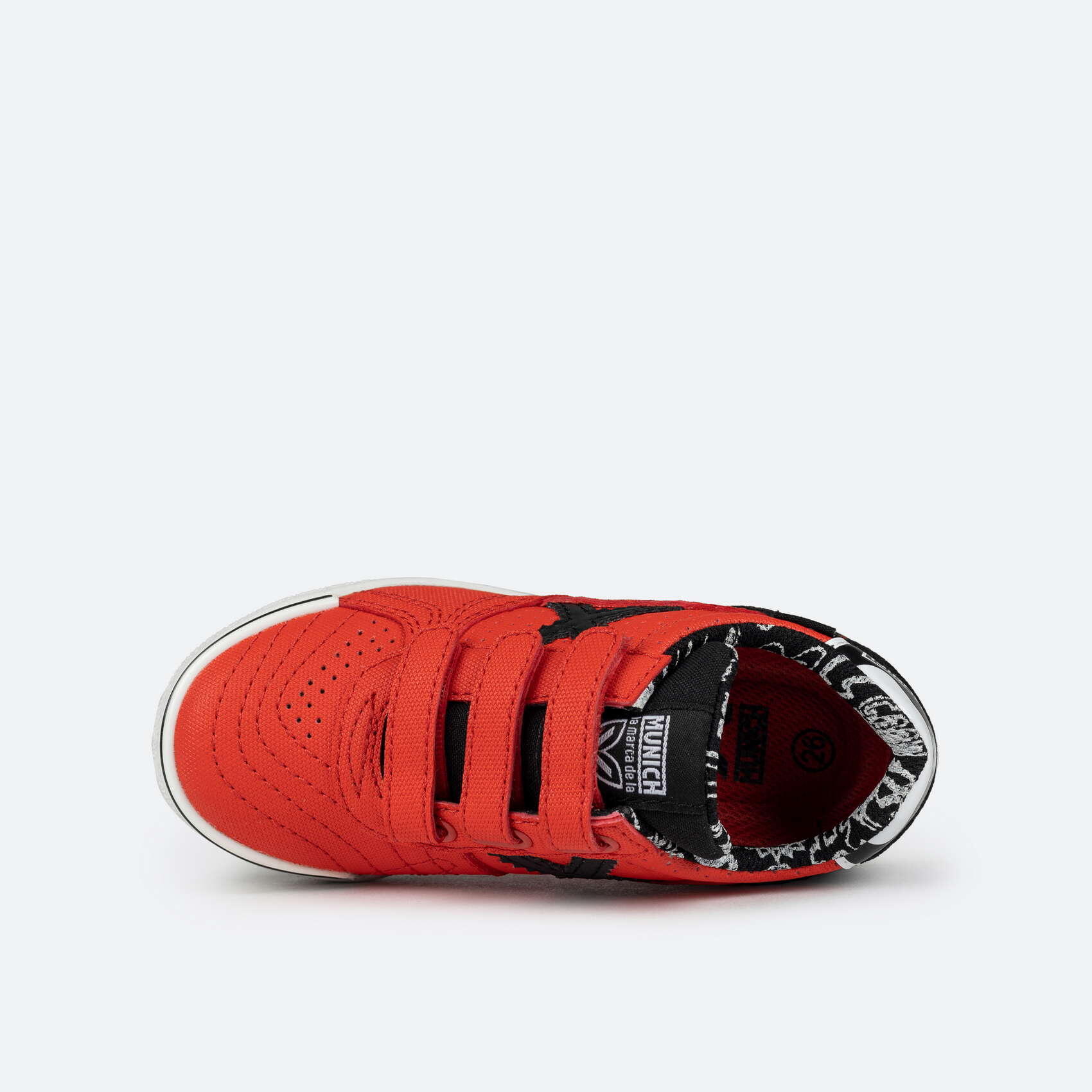 Baskets Munich Modèle G-3 Kid Vco Profit Casual Couleur Rouge 3/5