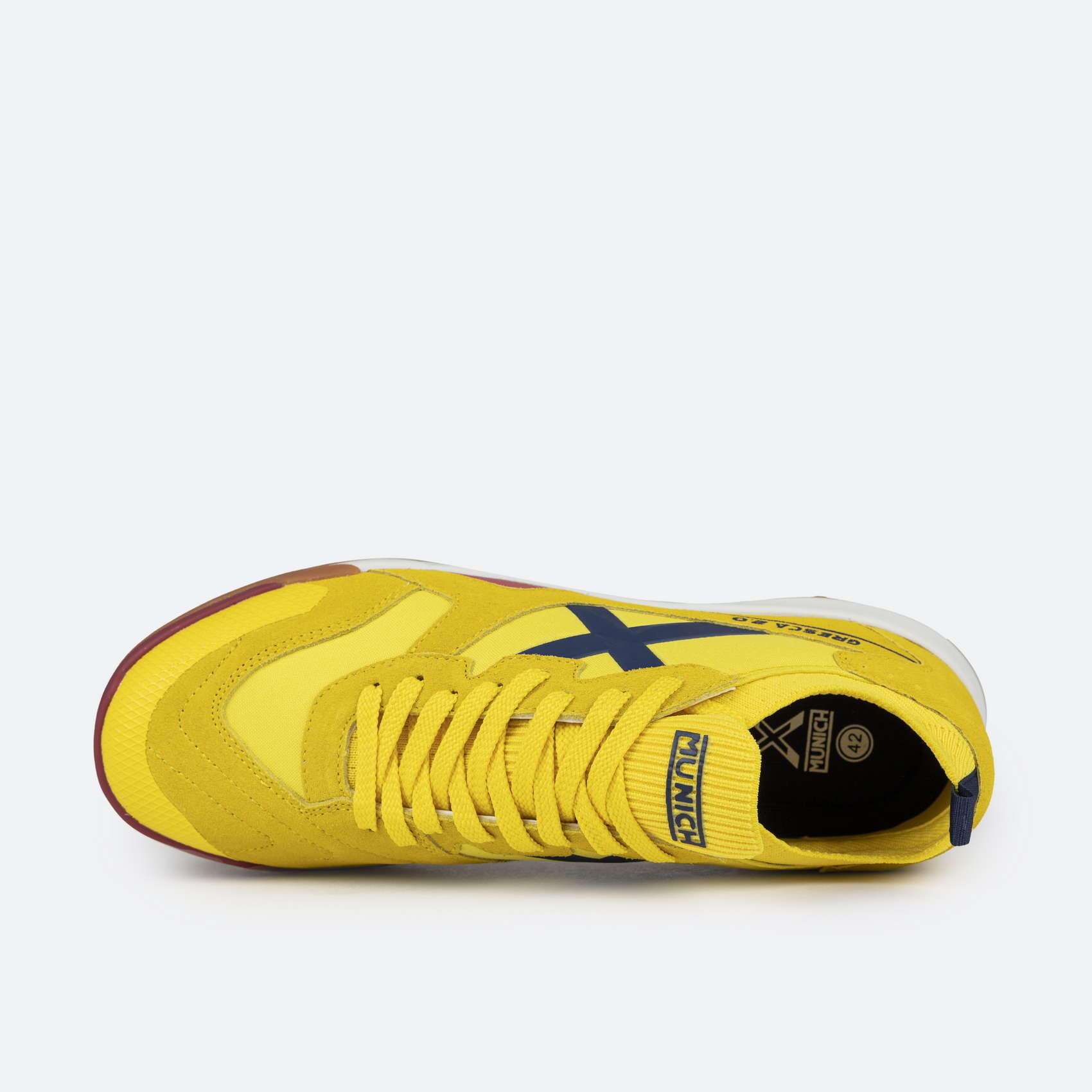 MUNICH GRESCA 2.0 Zapatillas fútbol sala Diseño Futurista Amarillo 4/5