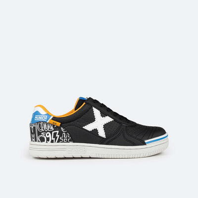 Zapatilla de fútbol sala MUNICH G3 Profit sport para niño/a negro