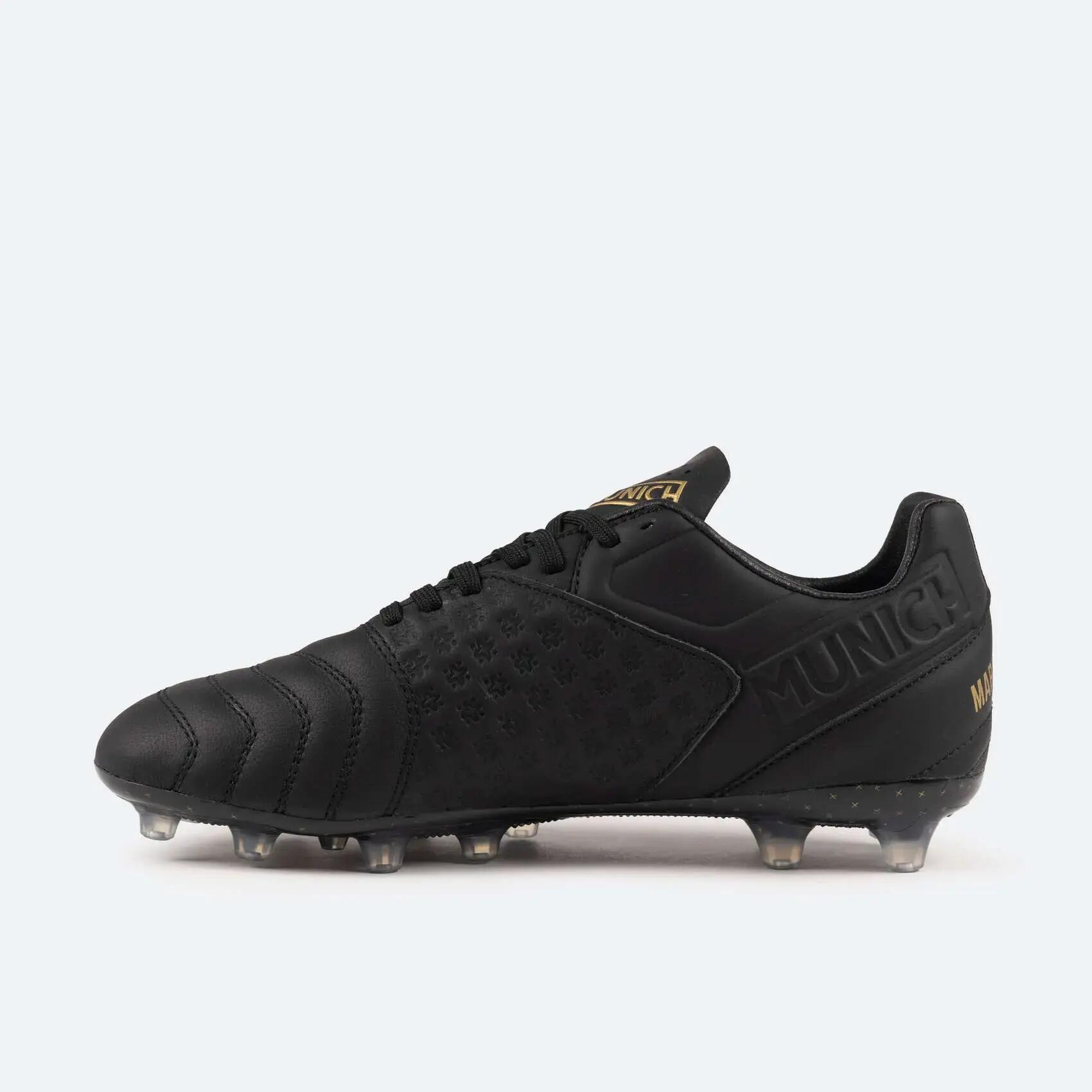 MUNICH MARACANA AG-23 07 Zapatillas fútbol sala Negro y Dorado 3/5